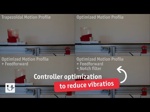 Vibration Reduction with Optimized Motion Profiles and Controller Structures in Flexible Systems