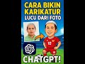 Baru Tau?! ChatGPT Bisa Ubah Foto Jadi Karikatur Lucu dalam Sekejap! 🎨⚡