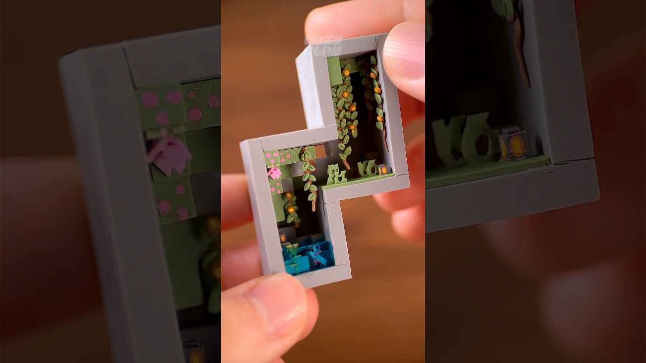 Making Minecraft x TETRIS | 04 Lush Caves 🌿 썸네일