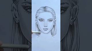 How To Draw A Face ✍️ #Art #Artwork #Artist #Draw #Drawing #Satisfying #Anime #Cartoon #Diy