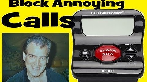 Stop Robo Calls, Call Blocker, Block Annoying Sales Calls Automatically, CPR V5000 Call Blocker