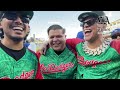 Eduin Caz y Grupo Firme hacen el primer lanzamiento en Dodger Stadium