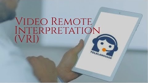 Video Remote Interpreting Services in Healthcare Settings