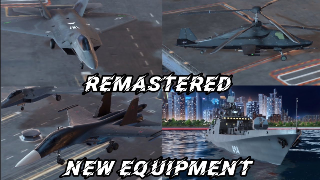 Remastered items + New equipment in Modern Warships !! Alpha Test
