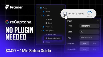 Add Google reCAPTCHA to Framer’s Form Without Any Plugin