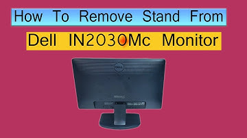 How To Remove Dell Monitor Stand(IN2030Mc). Detach Dell Monitor Stand#dell #monitor #stand #remove