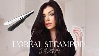 How To: Fake Blowout using a Straightner - L&#39;oreal Steampod 3.0