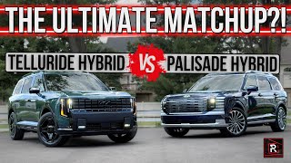 Hybrid Family SUV Fight! | 2027 Kia Telluride vs. 2026 Hyundai Palisade | Detailed Comparison