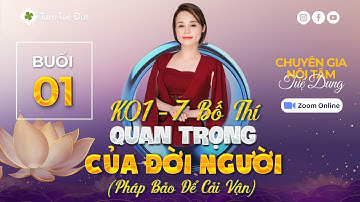 BUỔI 1: 7 BỐ THÍ QUAN TRỌNG CỦA ĐỜI NGƯỜI