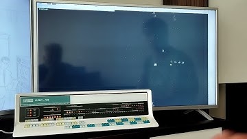 PiDP-10: First demo. Light entertainment on a 1960s mainframe