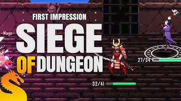 SIEGE OF DUNGEON is a nice little roguelite turn based RPG