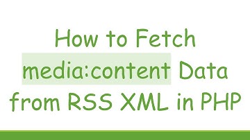 How to Fetch media:content Data from RSS XML in PHP