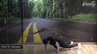 How To Burpee Bear Crawl