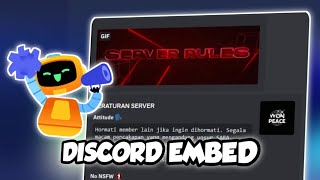 How To Create A Discord Message Display discord Embed  Discord Tutorial