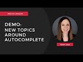 Oracle Cloud Autocomplete Demo
