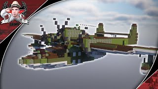 Minecraft: WW2 Bv 138  "Seedrache" | Maritime Patrol Aircraft Tutorial (In-Flight + Landed Version)