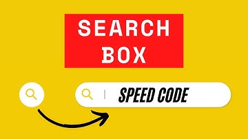 Como criar uma barra de pesquisa | speed code 10