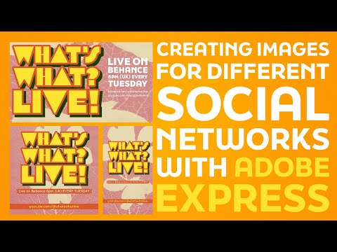 Social Media Image Sizing with Adobe Express