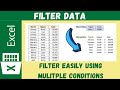 Excel dynamic filter function to return multiple values