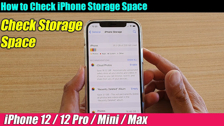 How much storage does a iphone 12 have