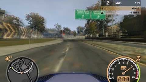 NFSMW Rosewood College BMW No N2O 1st Lap 53.80 (No Timebug) By MJS