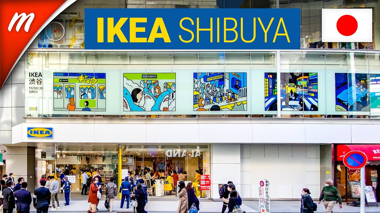 Ikea Shibuya Grand Opening Tokyo Walking Tours Youtube