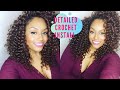 DETAILED CROCHET INSTALL  FREETRESS BEACH CURL ( EASY TO INSTALL) NO CORNROWS