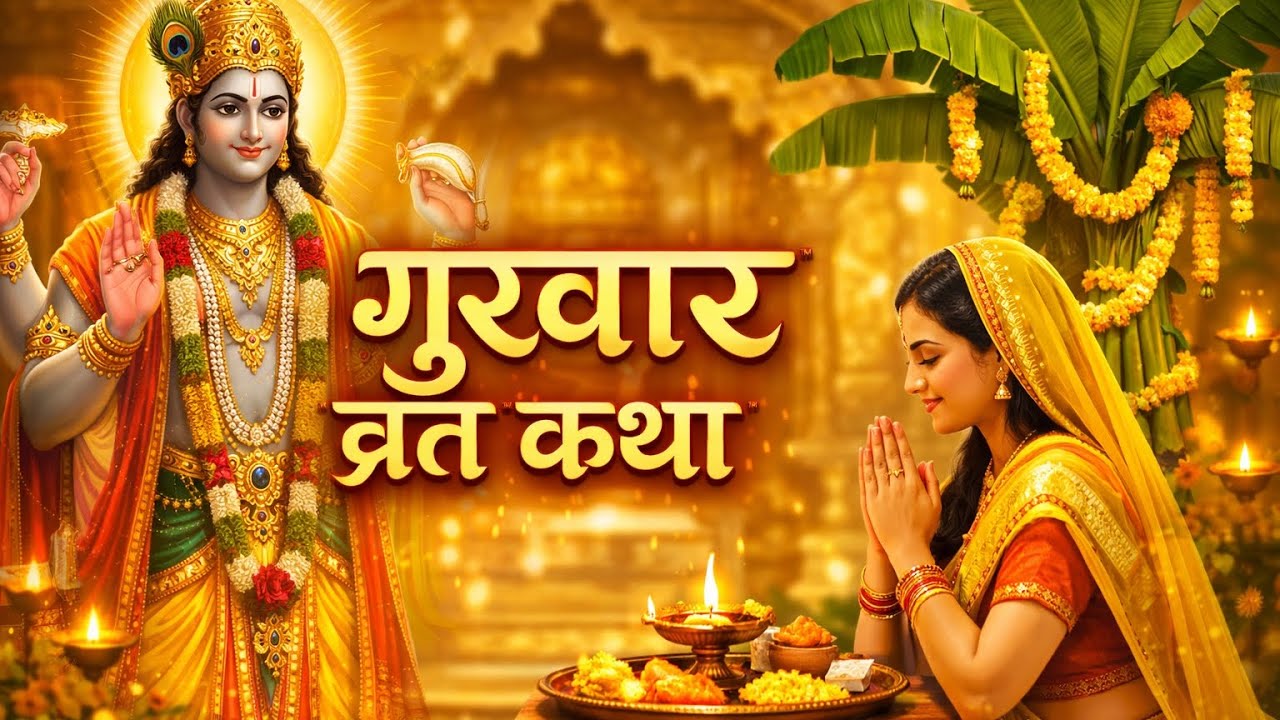 गुरुवार व्रत कथा | Guruvar Vrat Katha | बृहस्पति देव की चमत्कारी कहानी ...