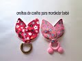 Orelhas de coelho para mordedor de bebé rabbit ears for baby teether