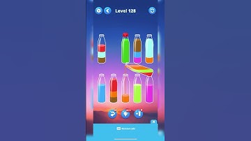 Stage 128 | How to Play Water Sort Puzzle Game 2024 | IQ Game #howtoplay #watersortpuzzlegames #game