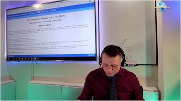 01/14/2021 Customs Broker License Preparation Exam Class Overview