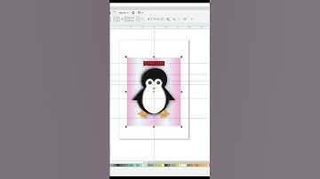Cute  Little Penguin 🐧in CorelDrawX8 #corelDraw #shorts #penguin