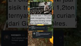 anggota polisi dan TNI menjual sisik trenggiling #shorts #masukberanda #beritaterkini