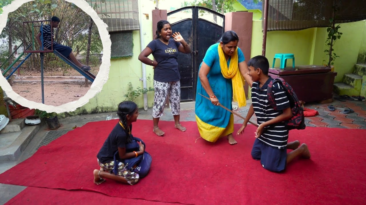 Tuition Cut அடிச்சு Park ல போயி விளையாடுவியா ???  School Bag Missing | Mrs.Abi 2.0