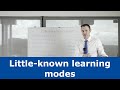 Little known learning modes