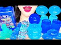 로프젤리, 락캔디, 블록젤리, 파란색 디저트, BLUE DSSERTASMR, BLOCK JELLY,  NERDS ROPE JELLY, ブルーデザート, ขนมสีฟ้า