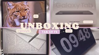 Unboxing tab s9 Fe ☆| Tour, apps, jogos, vídeos em 8k e mais...