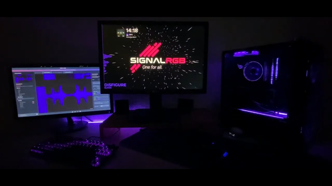SignalRGB Pump up beats (BlankDisfigure) YouTube