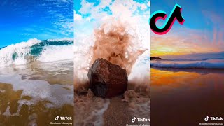 Amazing Ocean Waves.. Tiktok Compilation.. Sea Water Videos..