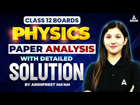 CBSE Class 12 Physics Answer Key 2024 