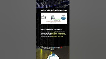 Voice VLAN Configuration | Cisco Voice VLANs | Free CCNA 200-301 |  #network #cisco #cisconetworking