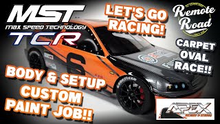 Building an Oval Track Entry Level RC Race Car from an MST TCR-FF On-road Car EK9 KIT