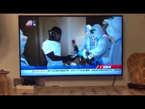 Chinese Doctors Feed Africans Food & Flowers On Tv!