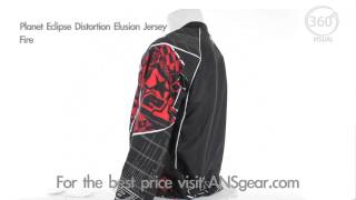 Planet Eclipse Distortion Elusion Paintball Jersey - Fire - Visual 360