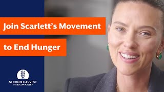 Join Scarlett Johansson and Second Harvest: Fueling Futures, Ending Hunger