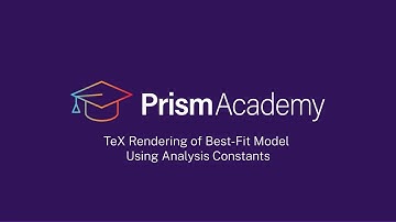 Prism Nonlinear Regression: Insert TeX Equations Easily | Universal Equation Formatting