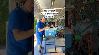 I Made an AC From a Cooler and It Actually Works #shorts #DIY #hack