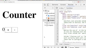 M3L2 2 Implementing a simple react redux counter