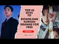 Top 10 websites to download Korean Dramas😅|| You download for free💃🏻💃🏻💃🏻