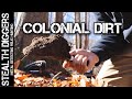 Finding a colonial cellar hole metal detecting digging relics coins